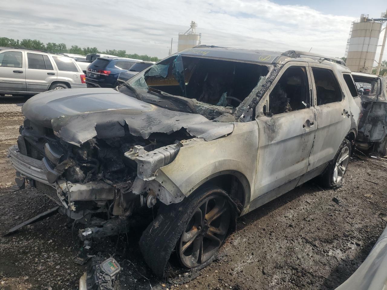 2012 Ford Explorer Limited grey null gas 1FMHK8F80CGB04326 photo #1