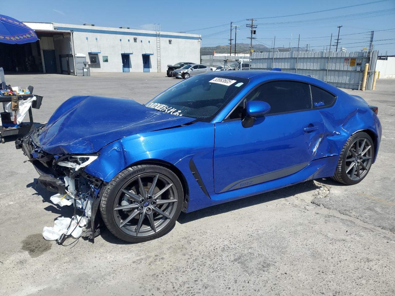 2022 Subaru Brz Limited იყიდება Sun Valley-ში, CA - Front End