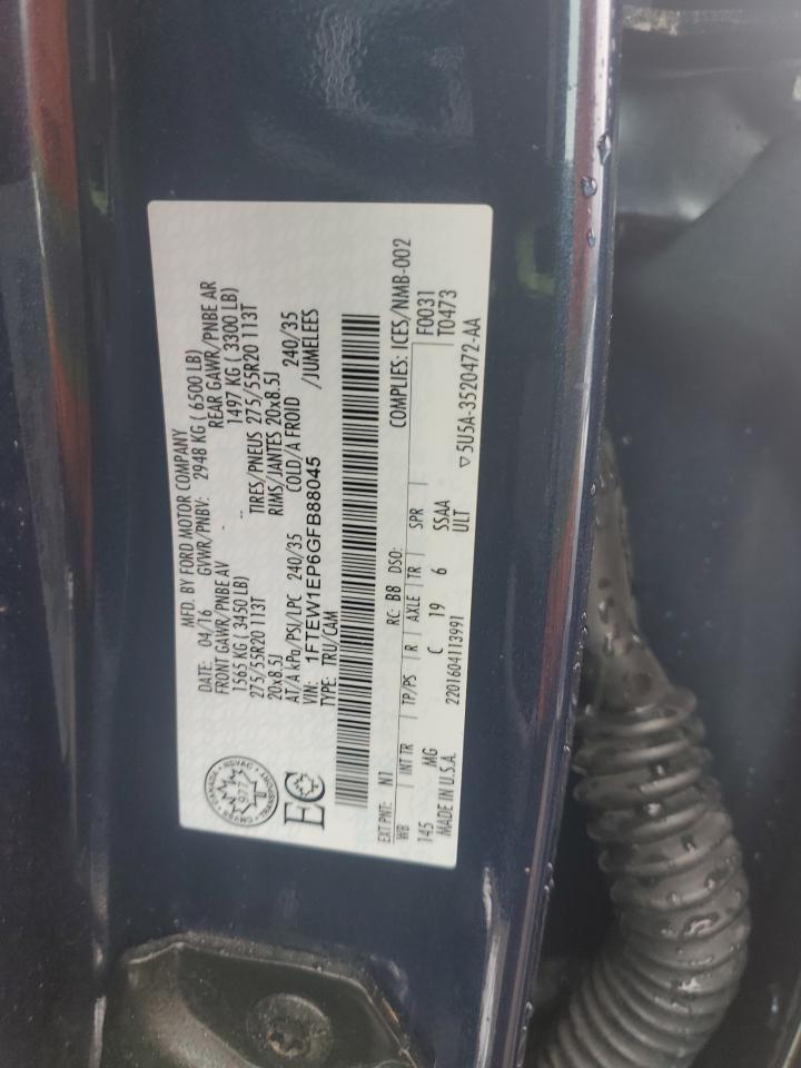1FTEW1EP6GFB88045 FORD F-150 2016