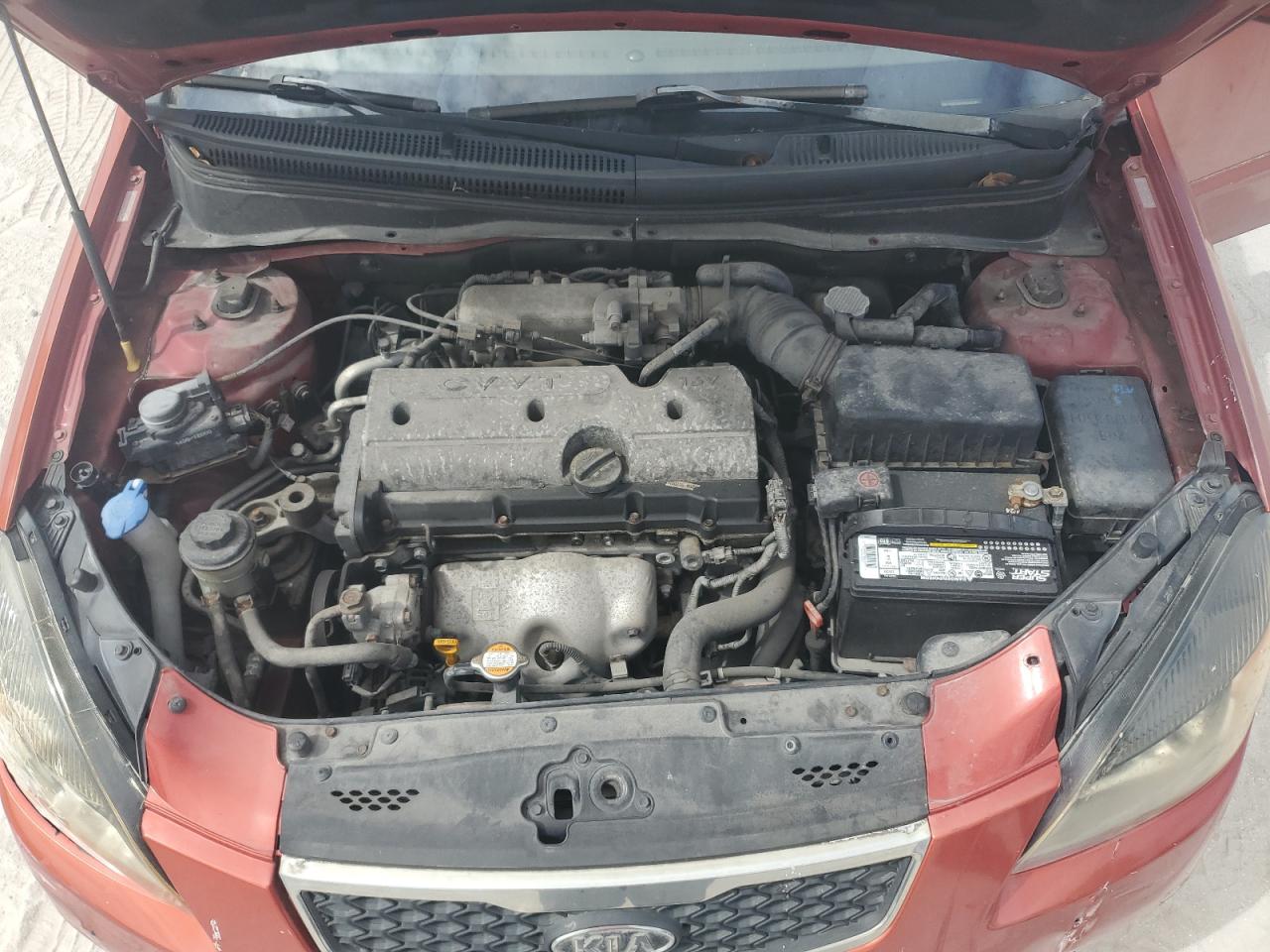 2010 Kia Rio Lx VIN: KNADH4A3XA6640416 Lot: 54934395
