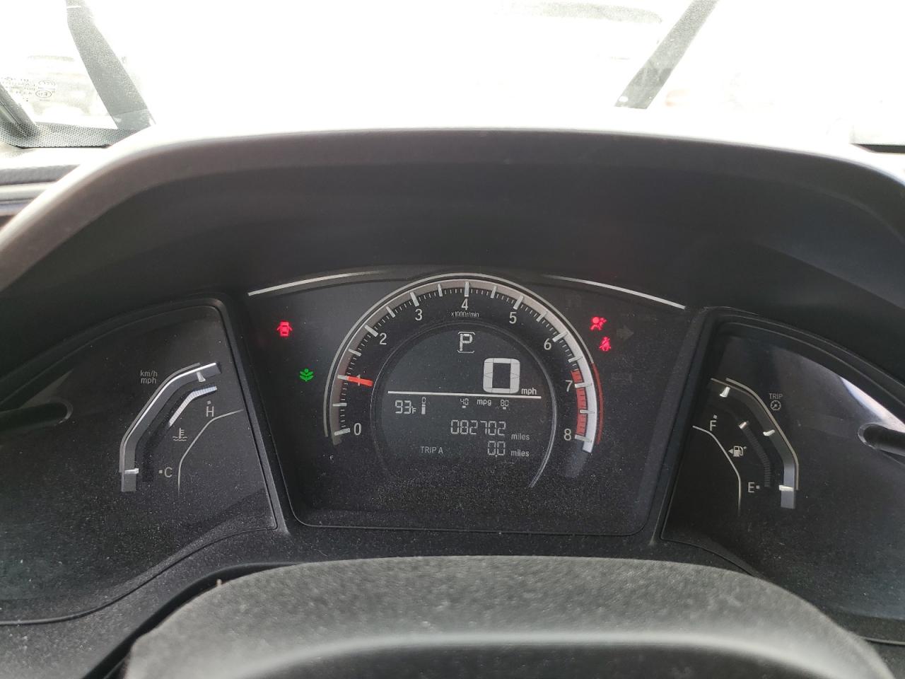 19XFC2F50GE013297 HONDA CIVIC 2016