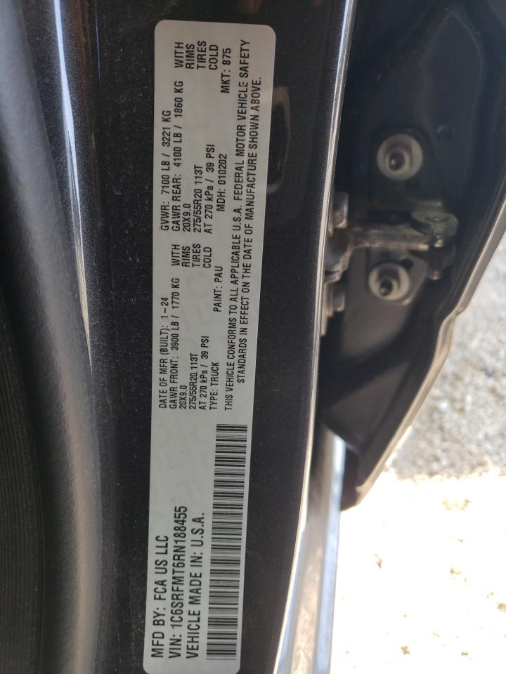 1C6SRFMT6RN188455 RAM 1500 2024