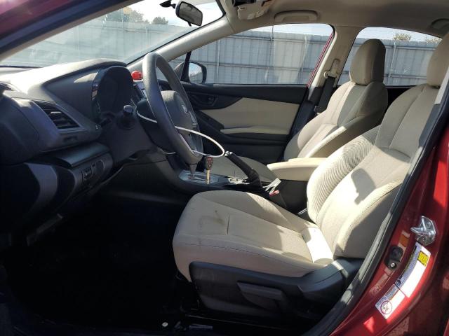  SUBARU IMPREZA 2018 Бургунди