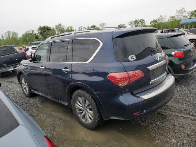  INFINITI QX80 2015 Granatowy