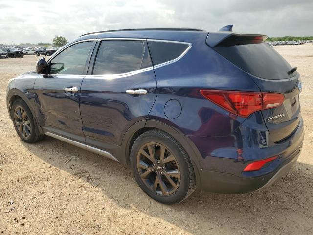  HYUNDAI SANTA FE 2018 Синий