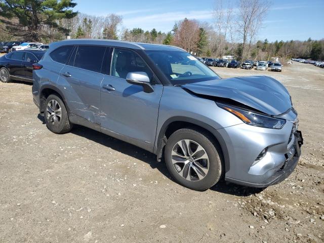  TOYOTA HIGHLANDER 2022 Серебристый