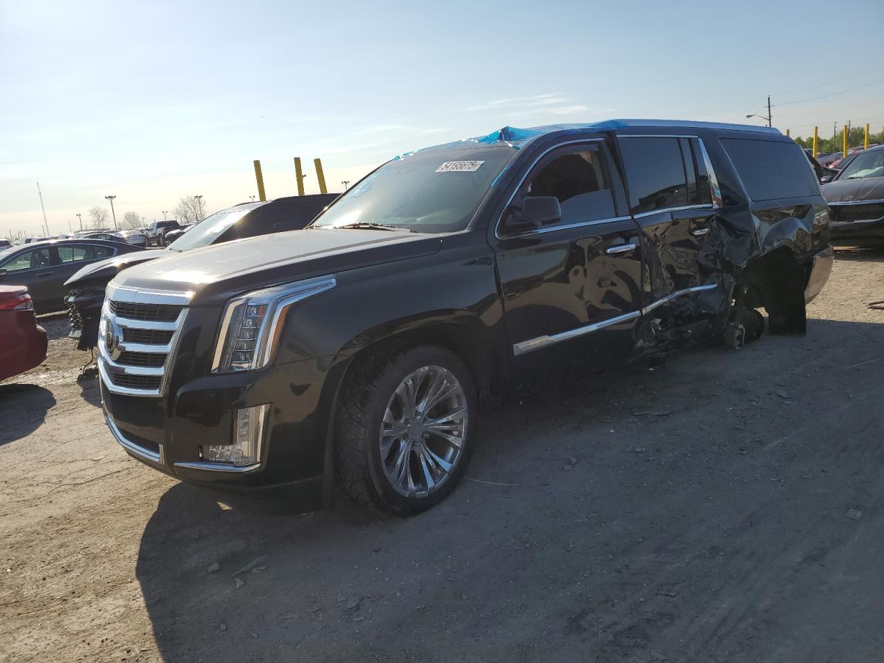 2015 Cadillac Escalade Esv Premium за продажба в Indianapolis, IN - Side