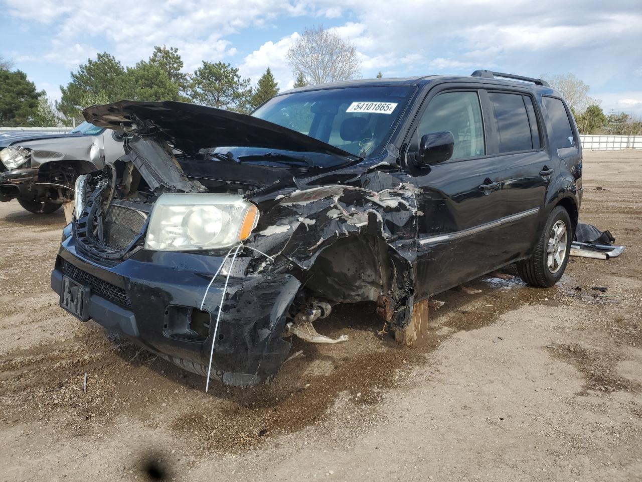 2009 Honda Pilot Touring en Venta en Elgin, IL - Front End