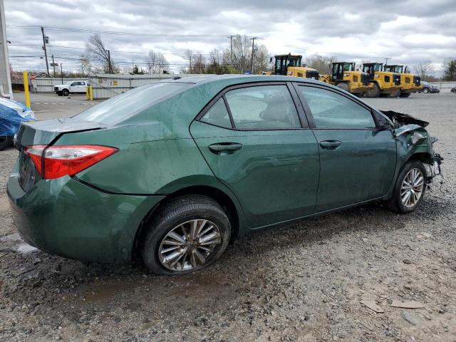  TOYOTA COROLLA 2015 Зеленый