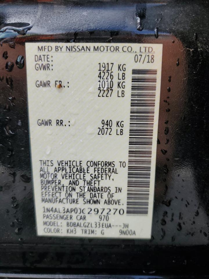 1N4AL3AP0JC297270 NISSAN ALTIMA 2018