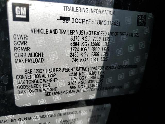 2021 CHEVROLET SILVERADO K1500 LT TRAIL BOSS  