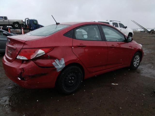  HYUNDAI ACCENT 2016 Красный