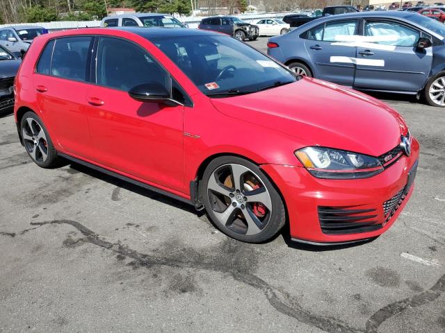 Хэтчбеки VOLKSWAGEN GTI 2017 Красный
