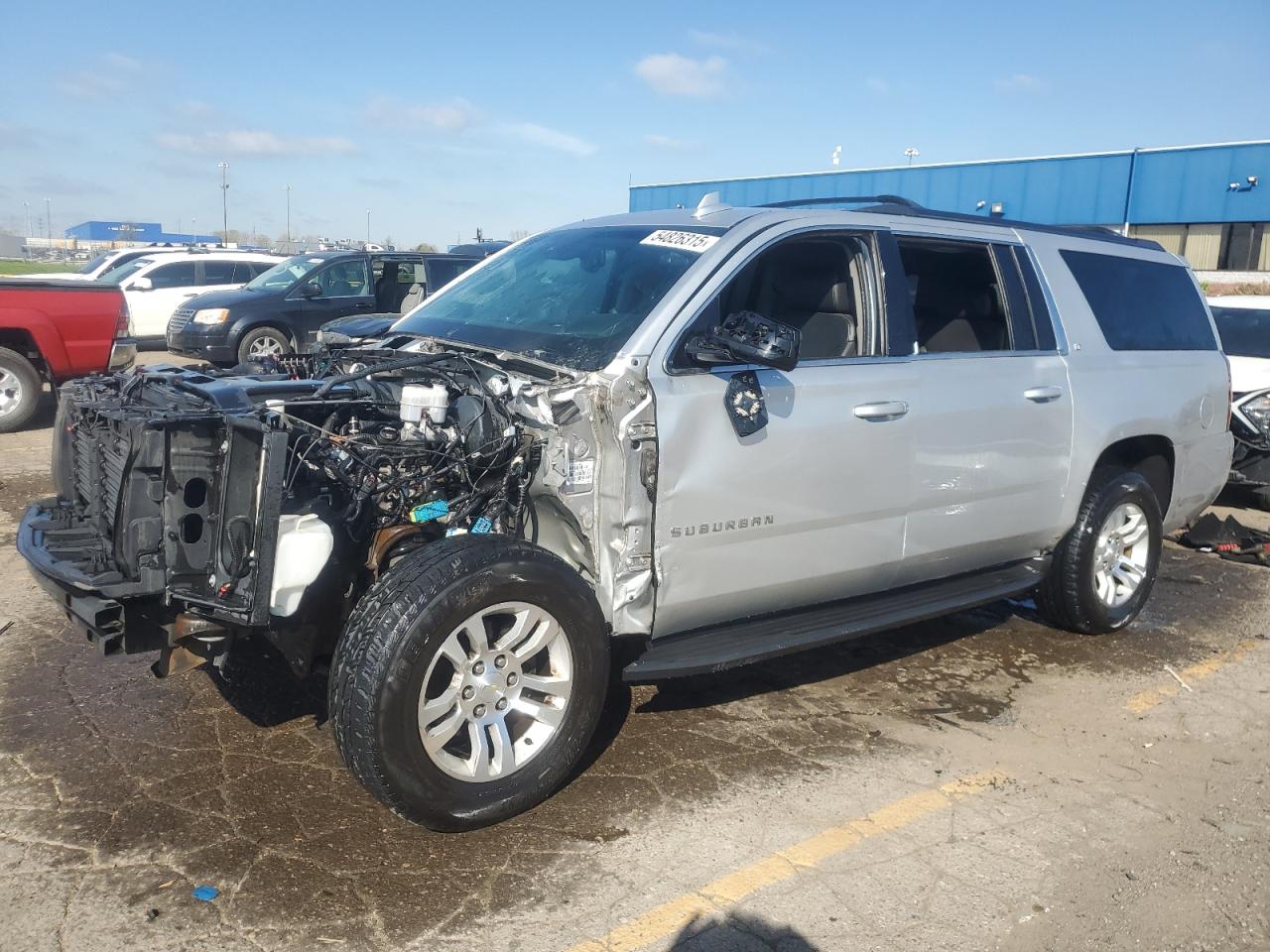 2017 Chevrolet Suburban K1500 Lt იყიდება Woodhaven-ში, MI - Stripped