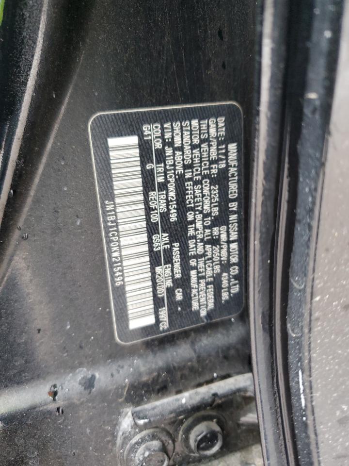 JN1BJ1CP0KW215496 NISSAN ROGUE 2019