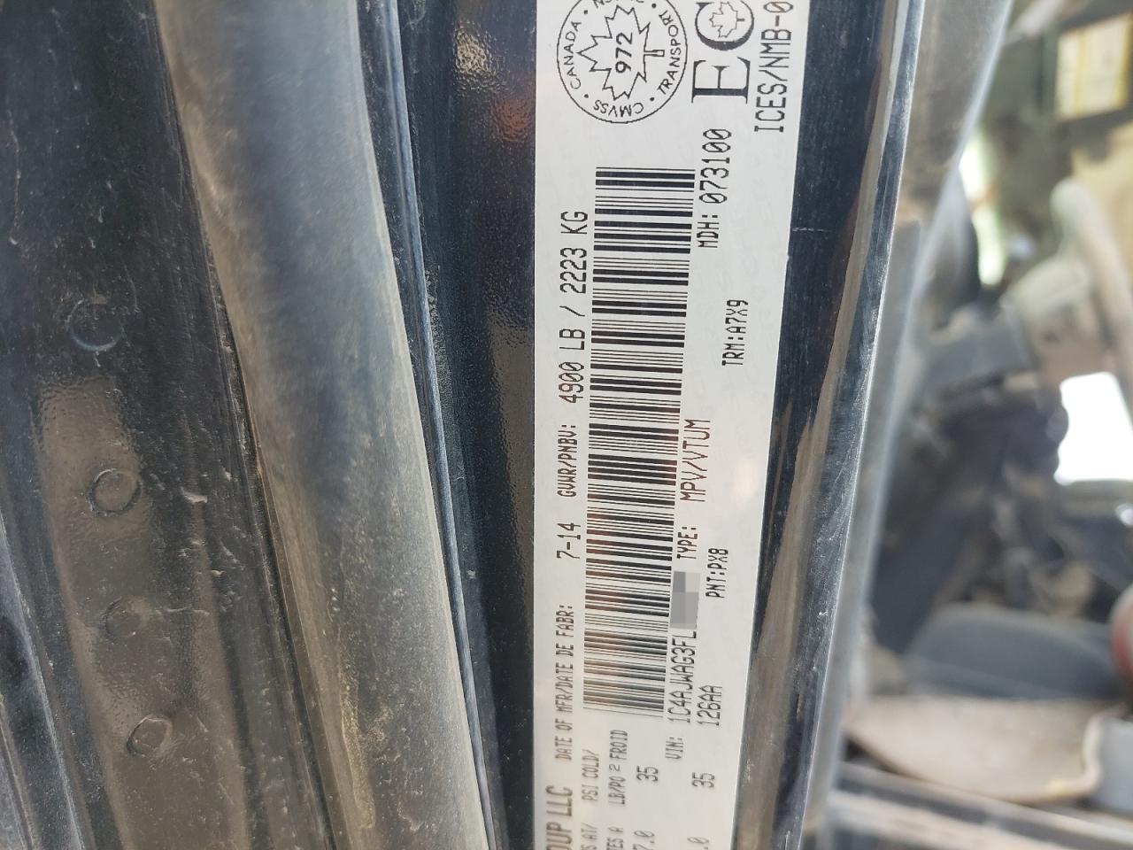 1C4AJWAG3FL500046 - 2015 Jeep Wrangler - #undefined