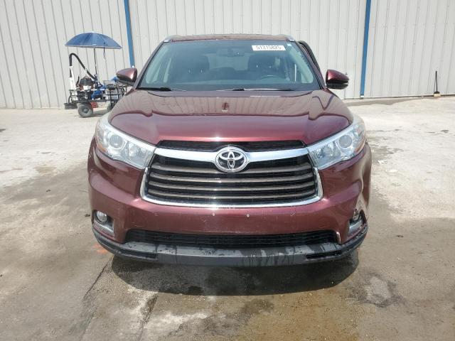  TOYOTA HIGHLANDER 2014 Бургунді