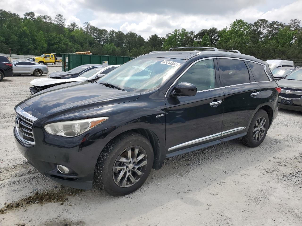 2014 Infiniti Qx60 Hybrid იყიდება Ellenwood-ში, GA - Undercarriage