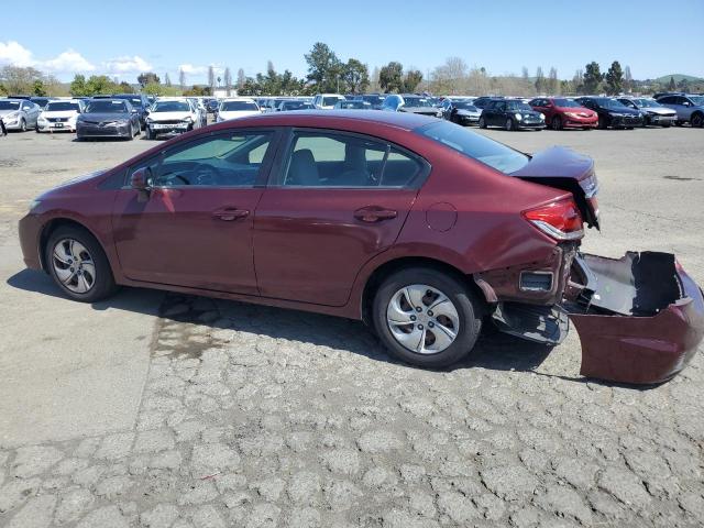 Седаны HONDA CIVIC 2013 Красный
