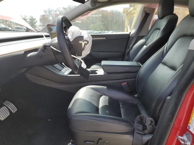  TESLA MODEL Y 2023 Czerwony