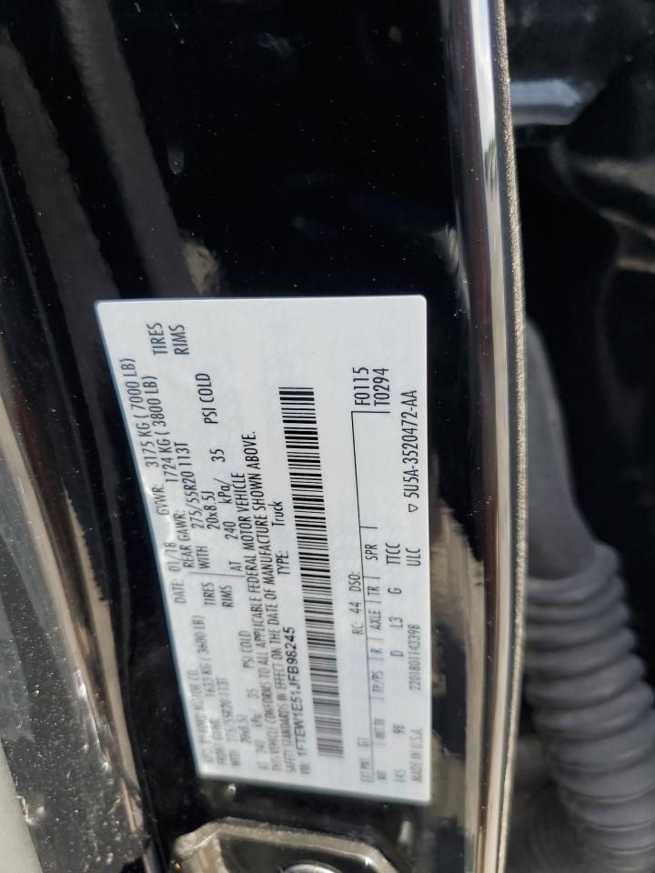 1FTEW1E51JFB98245 FORD F-150 2018