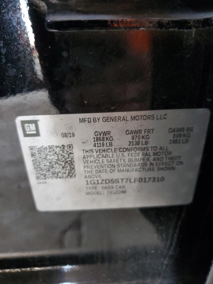 1G1ZD5ST7LF017310 CHEVROLET MALIBU 2020