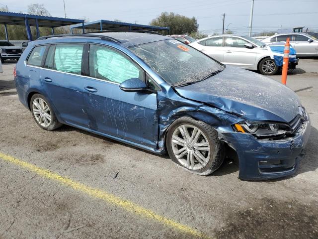  VOLKSWAGEN GOLF 2015 Синий