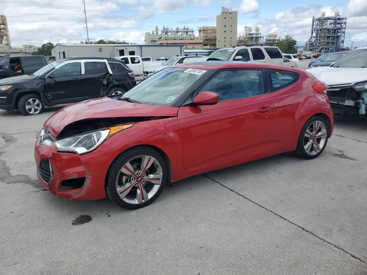 2013 Hyundai Veloster продається в New Orleans, LA - Front End