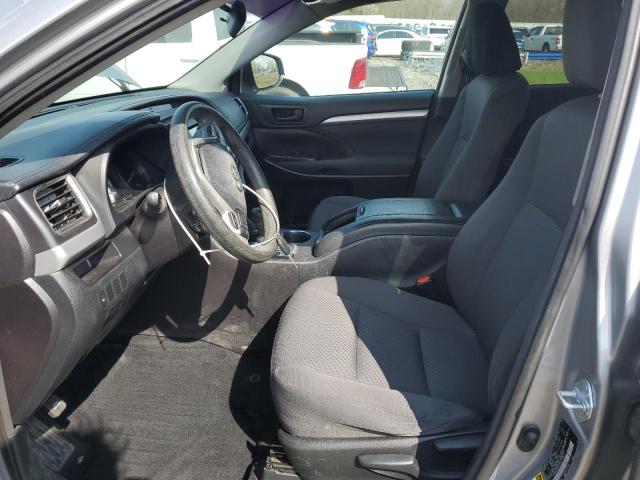  TOYOTA HIGHLANDER 2016 Srebrny