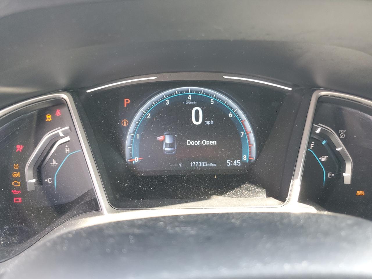 19XFC1F39HE201598 HONDA CIVIC 2017