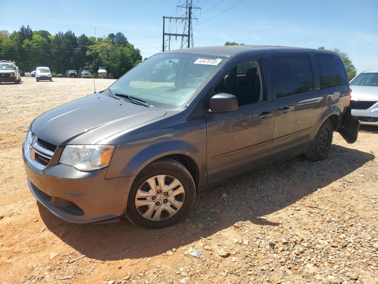 2017 Dodge Grand Caravan Se de vânzare în China Grove, NC - Rear End