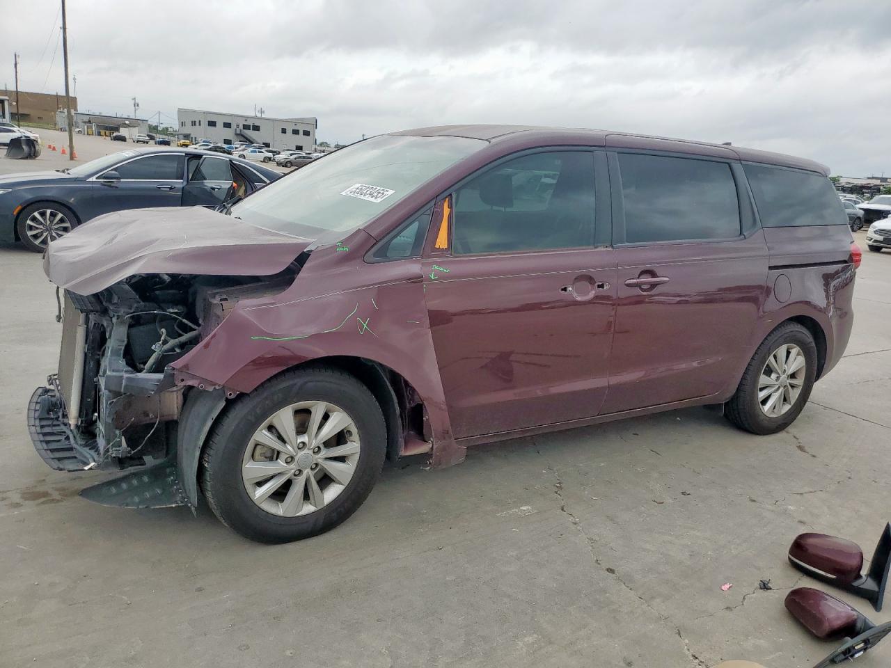 2018 Kia Sedona Lx للبيع في Grand Prairie، TX - Front End
