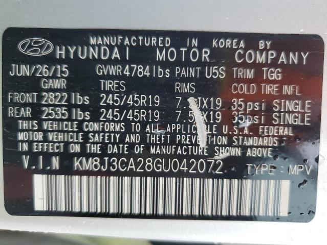 2016 HYUNDAI TUCSON LIMITED