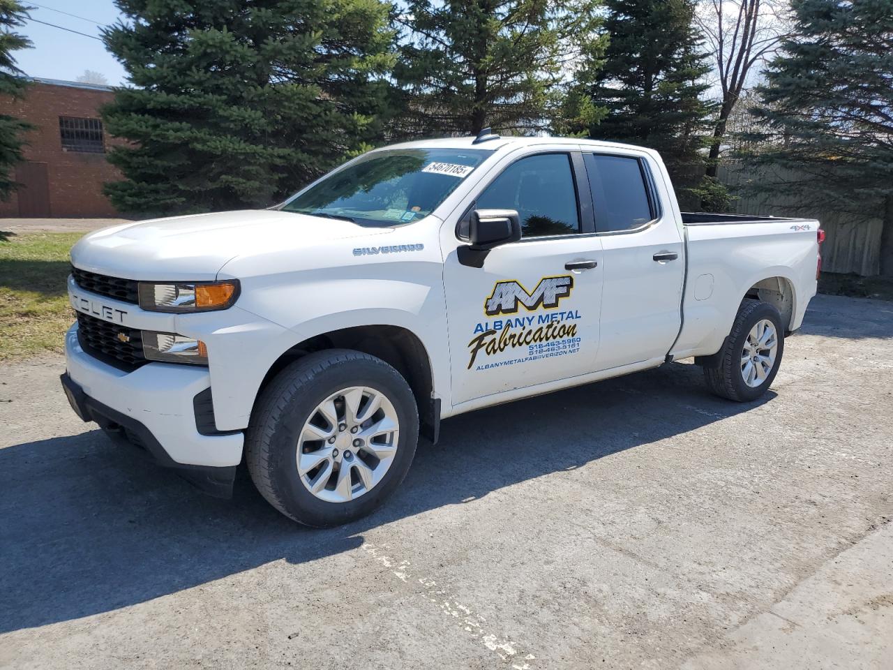 2021 Chevrolet Silverado K1500 Custom de vânzare în Albany, NY - Rear End