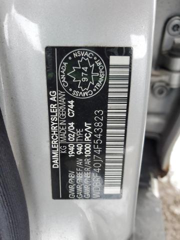 2004 MERCEDES-BENZ C 230K SPORT SEDAN
