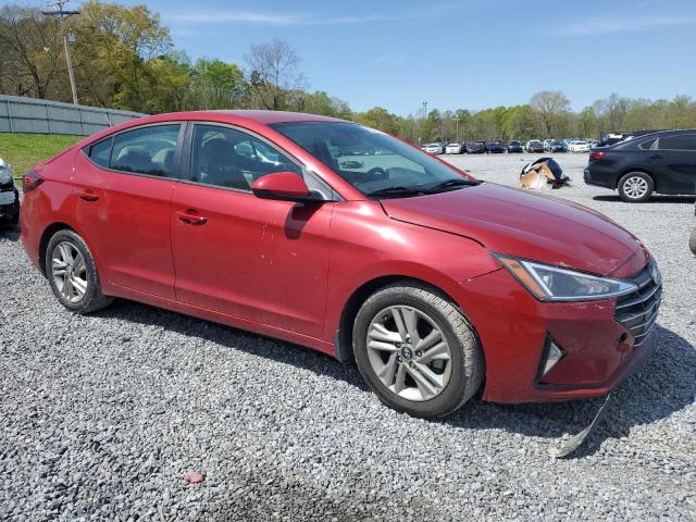  HYUNDAI ELANTRA 2020 Czerwony