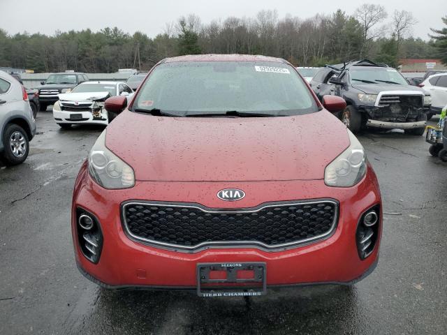 KIA SPORTAGE 2017 Красный