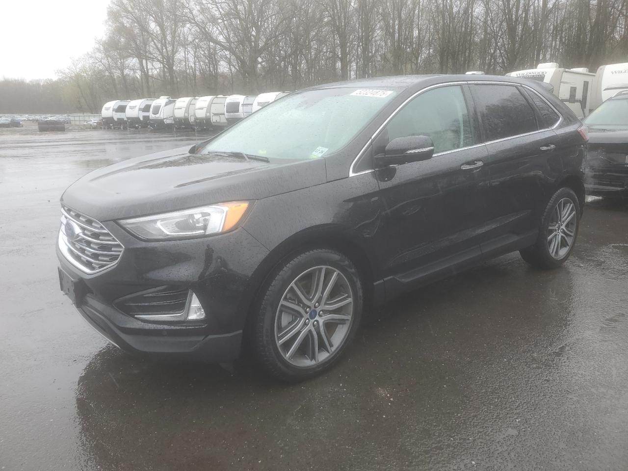 2021 Ford Edge Titanium de vânzare în Glassboro, NJ - Rear End
