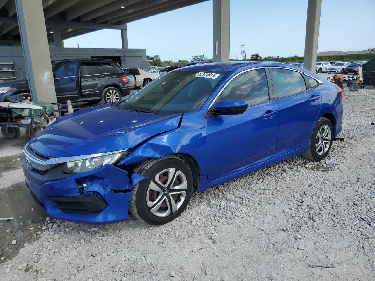 2018 Honda Civic Lx en Venta en West Palm Beach, FL - Front End