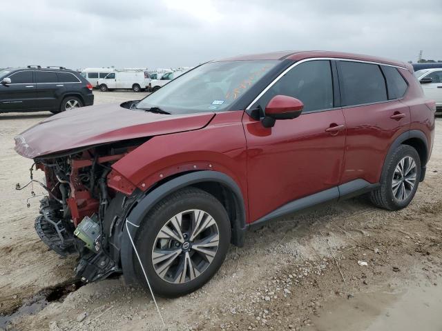  NISSAN ROGUE 2021 Czerwony