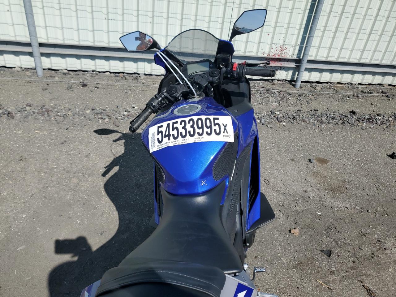 2021 Yamaha Yzfr3 A VIN: MH3RH18Y6MK005599 Lot: 54533995
