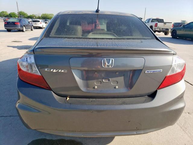  HONDA CIVIC 2012 Gray