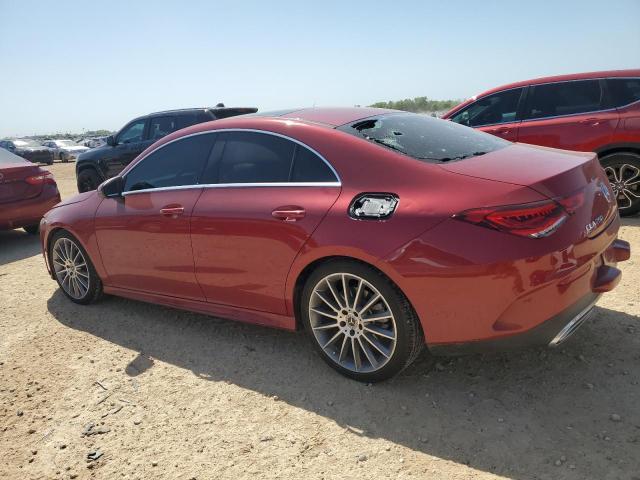  MERCEDES-BENZ CLA-CLASS 2020 Czerwony