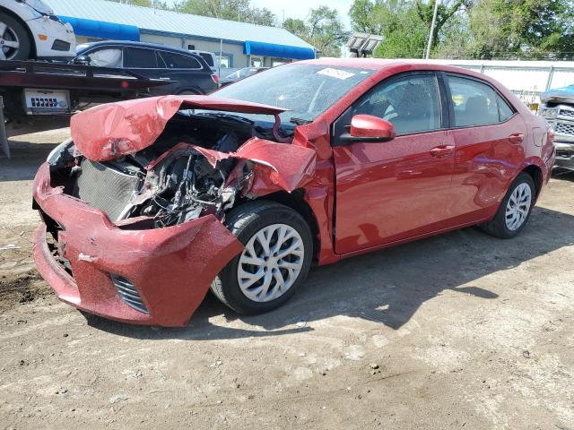 Sedans TOYOTA COROLLA 2016 Burgundy