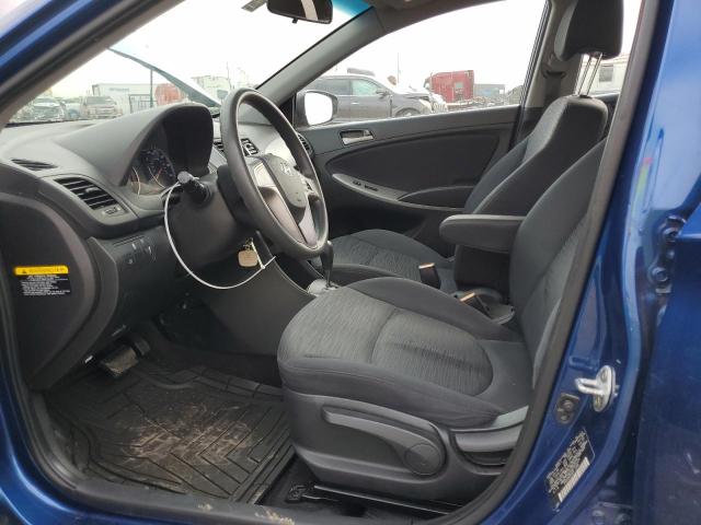  HYUNDAI ACCENT 2017 Granatowy