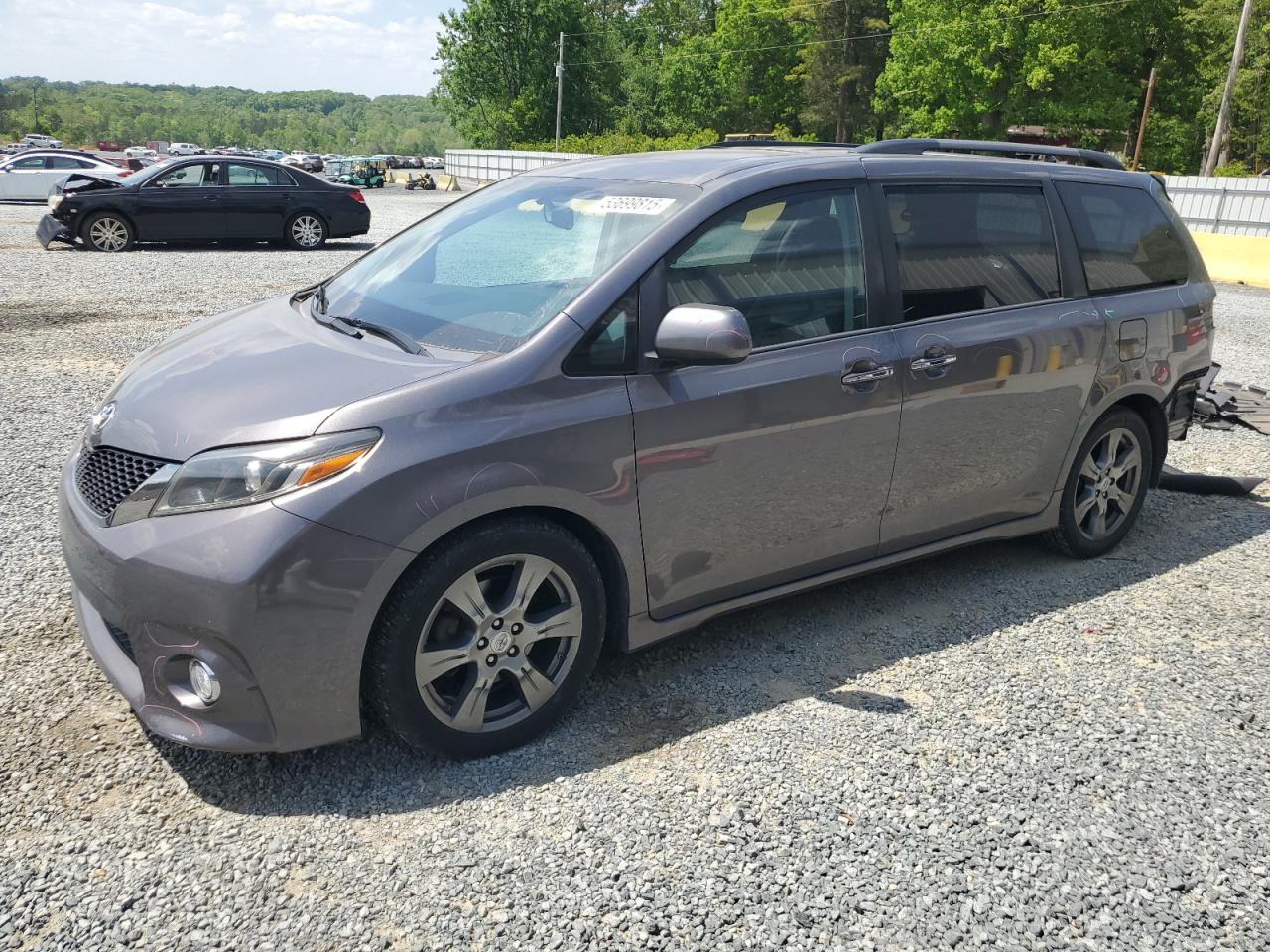 2017 Toyota Sienna Se იყიდება Concord-ში, NC - Rear End