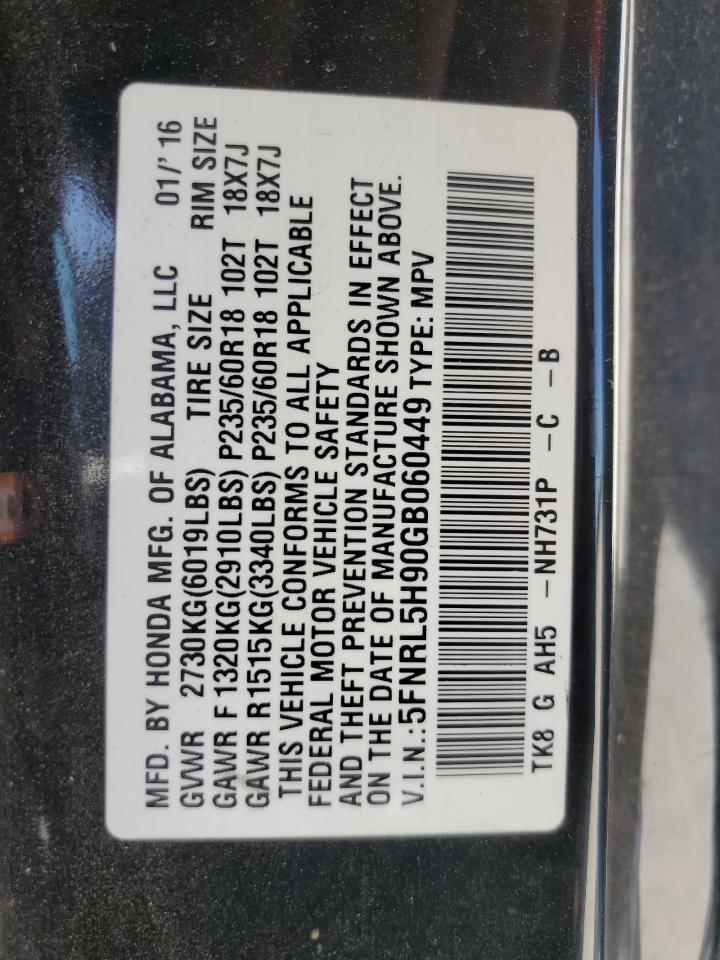 2016 Honda Odyssey - Image 13