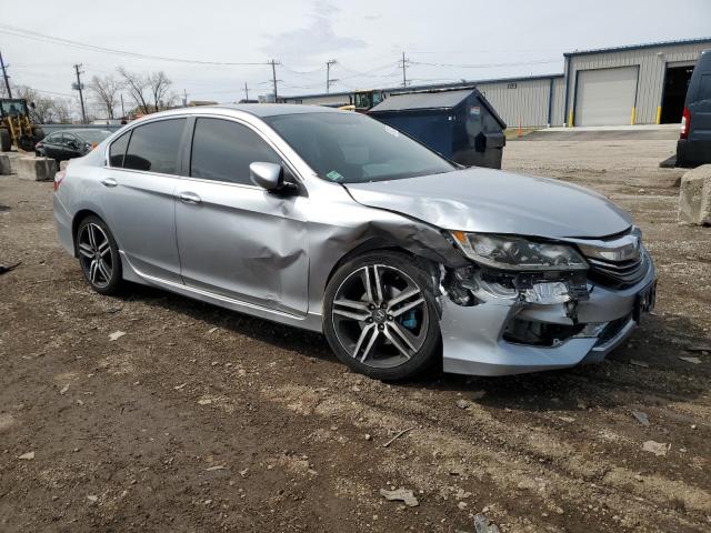 HONDA ACCORD 2017 Серебристый