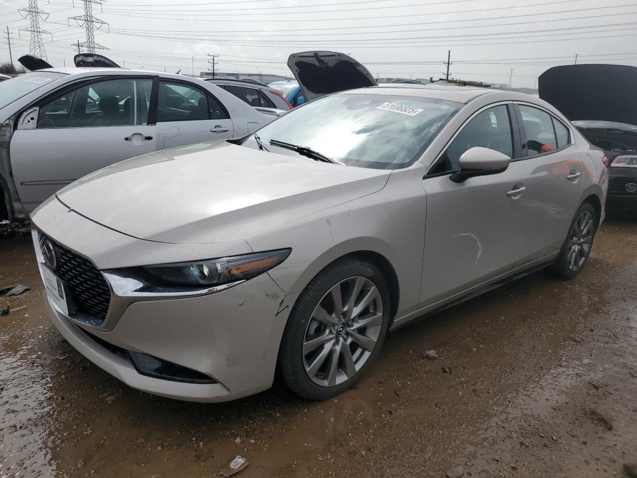 2023 Mazda 3 Premium na sprzedaż w Elgin, IL - Side