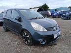 2013 NISSAN NOTE N-TEC for sale at Copart WISBECH
